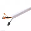 Neomounts NS-CS200WHITE kabelių įvorė - 8-10 kabeliams - universali