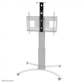 Lentynos laikiklis Neomounts PLASMA-M2500CAMSHLF2 — važiuoklės tipo lentyna kameroms, 1 ekranui, maks. 6 kg, palaiko iki 86 colių, 247×116×803 mm, juoda