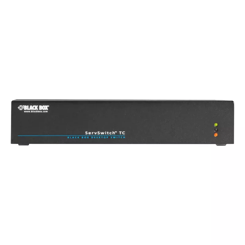 KVM jungiklis Juoda Box ACX1004A-HID2 USB klaviatūra pelė juoda