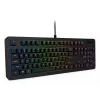 Laidinė žaidimų klaviatūra Lenovo K310 — pilno dydžio 100%, USB, JAV anglų, RGB foninis apšvietimas, juoda, 1,8 m laidas