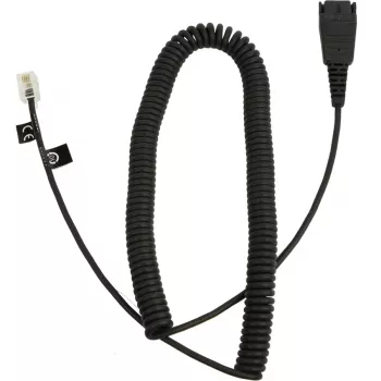 Telefono kabelis Jabra 8800-01-06 QD standartinis 0,5 m juodas