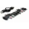 USB adapterių rinkinys DeLOCK 18612 Juodas 10 dalių