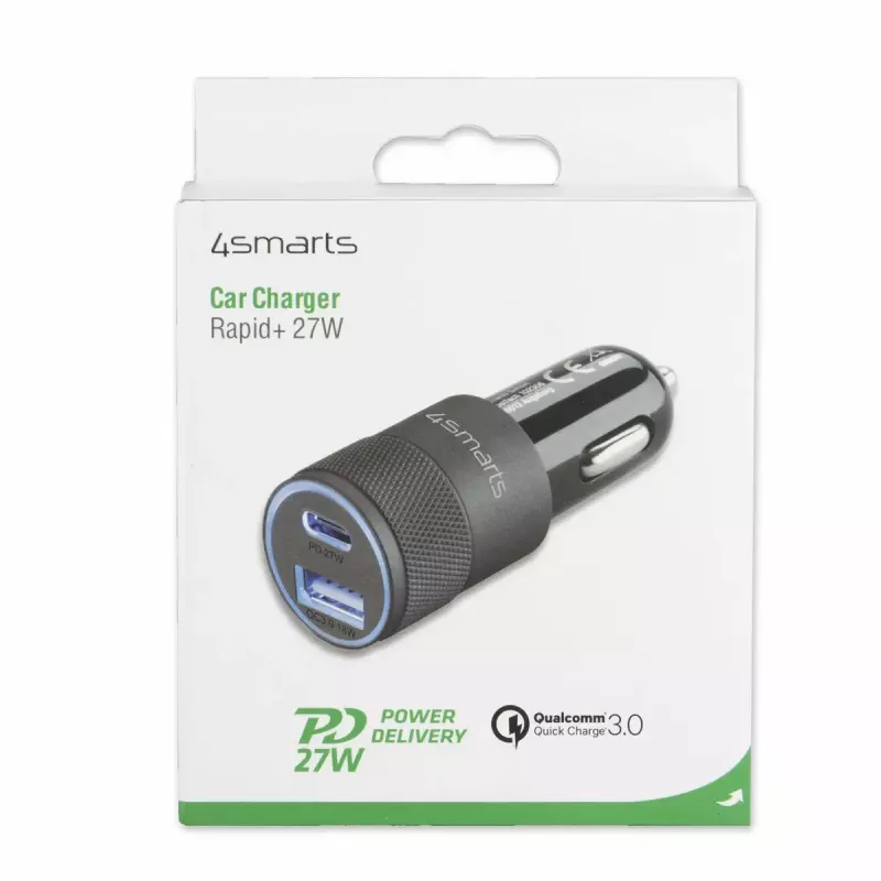 Mobiliojo įrenginio įkroviklis 4smarts 464448 Universal Juoda Cigar lighter Auto