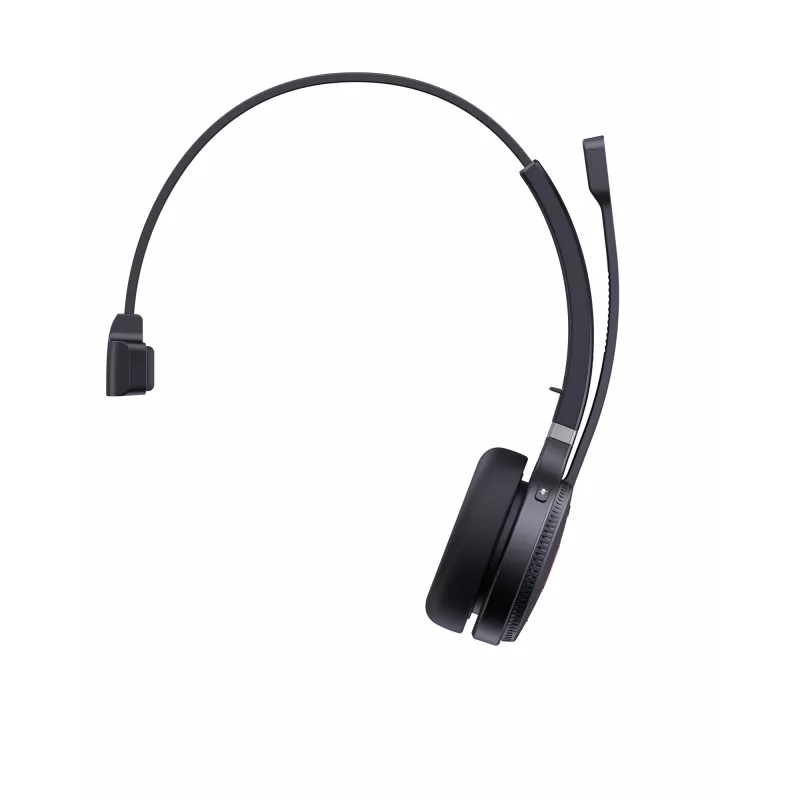 Yealink WH62 Mono UC ausinės, belaidės, biurui / skambučių centrui, 20 – 20000 Hz, 80 g, ausinės, juodos