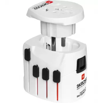 Microconnect PETRAVEL27 elektros kištukas Baltas