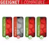 Displex privatumo ekrano apsauga (10H) Apple iPhone 13/13 Pro/14/16e/17e, EASY-ON® Eco tvirtinimo rėmelis, privatumo filtras