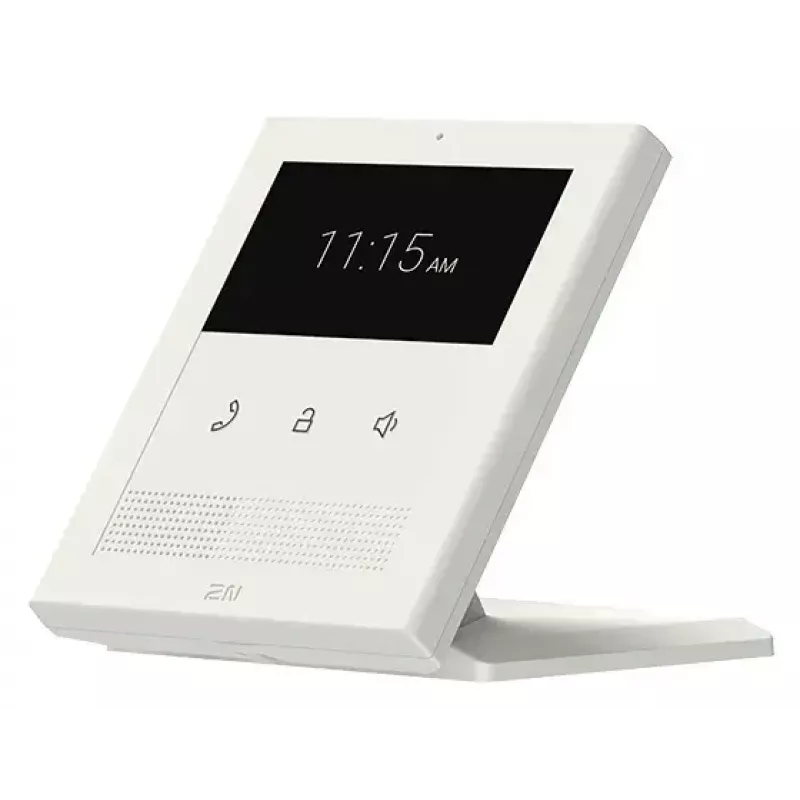 Vaizdo domofono vidinis blokas 2N Clip 10,9 cm (4,3 col.) LCD, 480×272, liečiamas, baltas, Gigabit Ethernet, DC/PoE