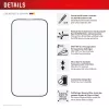Displex Premium Screen Protector (Full Cover, 10H) for Apple iPhone 16, Eco Mounting Frame, Full Cover