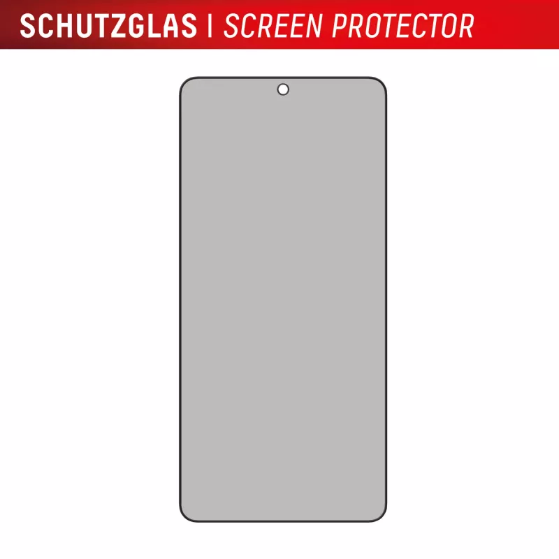 Displex privatumo ekrano apsauga (10H) „Samsung Galaxy S25 Edge“, „Eco“ montavimo rėmelis, privatumo filtras
