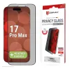 Displex privatumo ekrano apsauga (10H) Apple iPhone 17 Pro Max, EASY-ON® Eco montavimo rėmelis, privatumo filtras