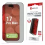 Displex privatumo ekrano apsauga (10H) Apple iPhone 17 Pro Max, EASY-ON® Eco montavimo rėmelis, privatumo filtras