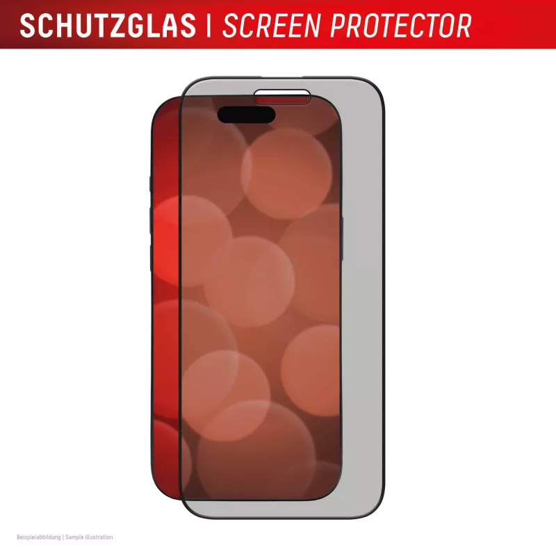 Displex privatumo ekrano apsauga (10H) Apple iPhone Air, Eco tvirtinimo rėmelis, privatumo filtras