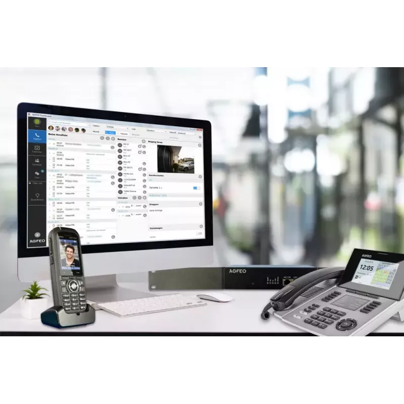IP telefonas AGFEO ST 56 Sidabrinė LCD