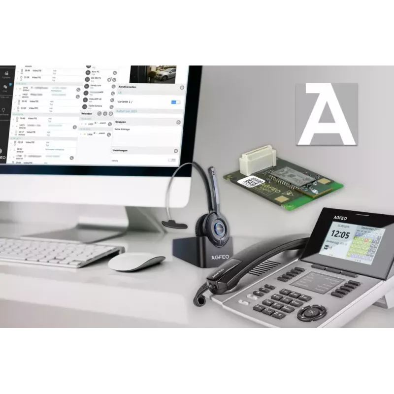 IP telefonas AGFEO ST 56 Sidabrinė LCD