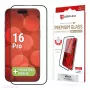 Displex Premium Anti-Reflex ekrano apsauga (antirefleksinė, pilnas dengimas, 10H), skirta Apple iPhone 16 Pro, Eco montavimo rėmelis, pilnas dengimas