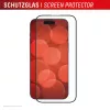 Displex Premium Anti-Reflex ekrano apsauga (antirefleksinė, pilnas dengimas, 10H), skirta Apple iPhone 16 Pro, Eco montavimo rėmelis, pilnas dengimas
