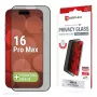 “Displex Privacy Screen Protector” (10H), skirtas “Apple iPhone 16 Pro Max”, ekologiškas tvirtinimo rėmelis, privatumo filtras