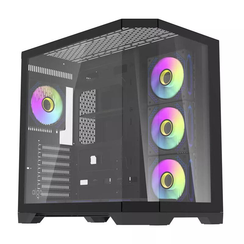 Kompiuterio korpusas Darkflash FT418 PRO, ATX, juodas