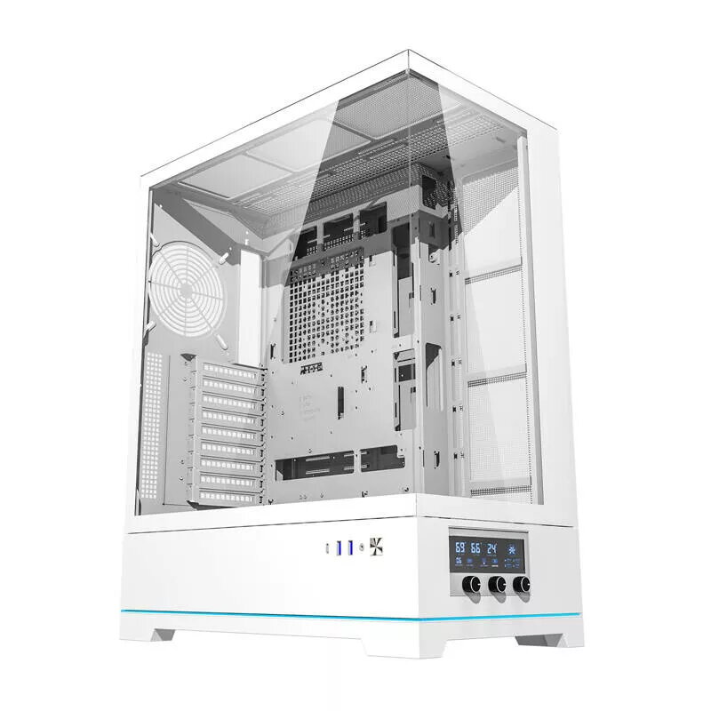 Darkflash DY451L kompiuterio korpusas ATX baltas