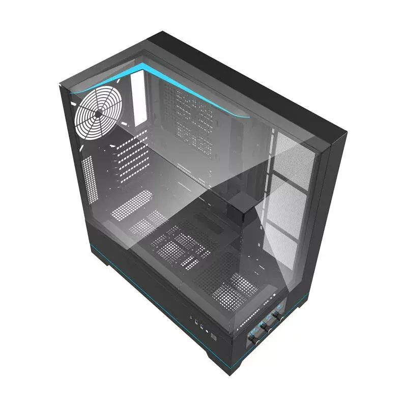 Darkflash DY450 kompiuterio korpusas be ventiliatorių, ATX, juodas