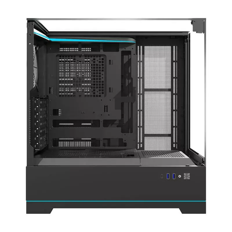 Darkflash DY450 kompiuterio korpusas be ventiliatorių, ATX, juodas