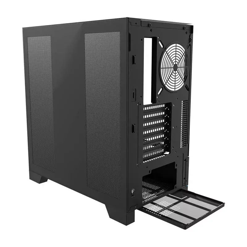 Darkflash DY450 kompiuterio korpusas be ventiliatorių, ATX, juodas