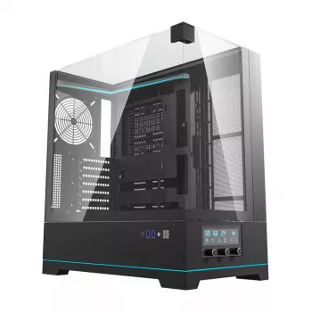 Darkflash DY450 kompiuterio korpusas be ventiliatorių, ATX, juodas