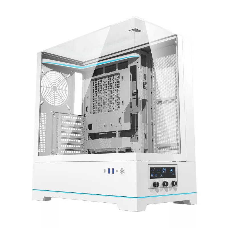 Darkflash DY450 kompiuterio korpusas ATX baltas