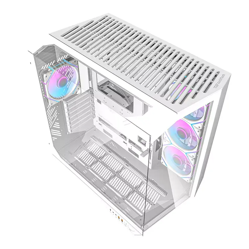 Kompiuterio korpusas Darkflash DY470 ATX baltas