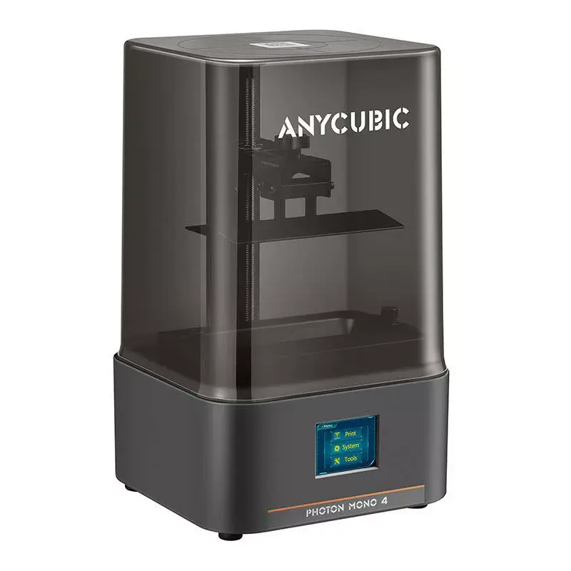 Dervinis 3D spausdintuvas AnyCubic Photon Mono 4 PM40BK0A-O — 4K vienspalvis LCD, stalinis