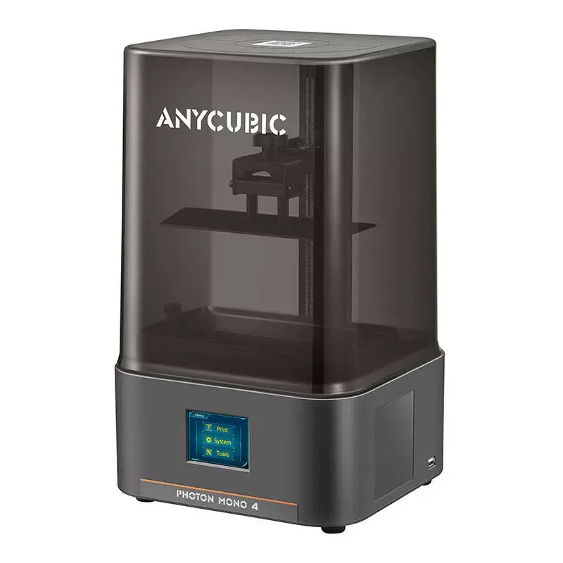 Dervinis 3D spausdintuvas AnyCubic Photon Mono 4 PM40BK0A-O — 4K vienspalvis LCD, stalinis