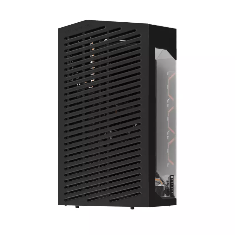 PC Case Darkflash DY470 Full Tower — Juoda, SPCC, supports ITX/ATX, HDD 3.5 inch/2.5 inch, 1x rear 120 mm, 120 mm side fans
