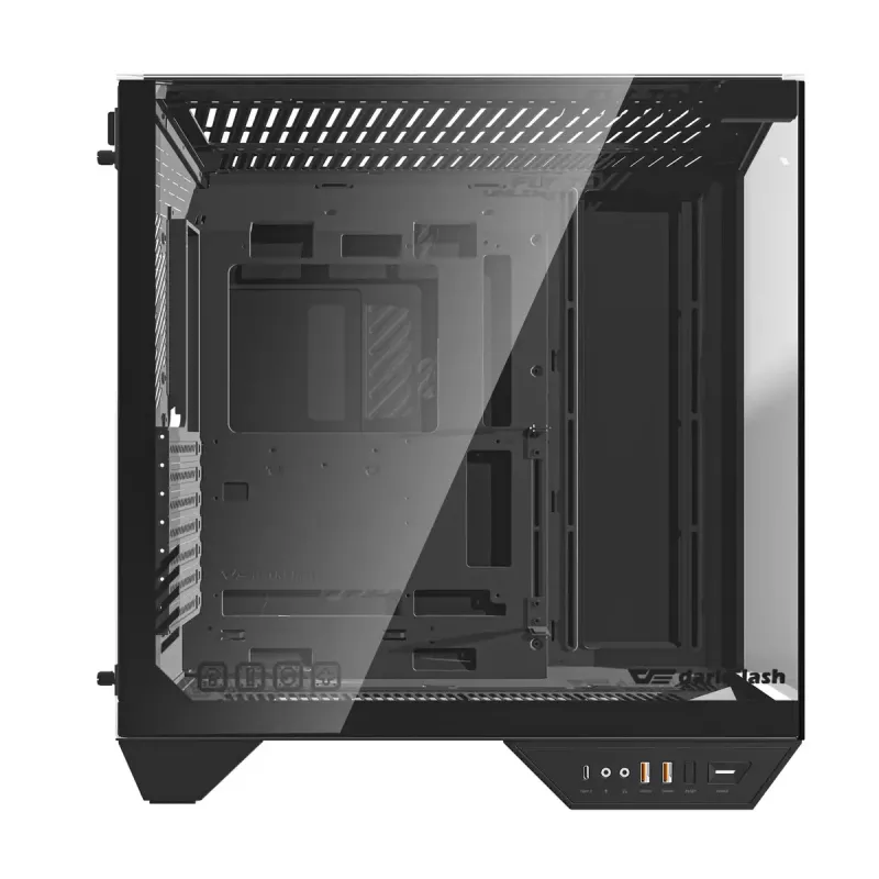 PC Case Darkflash DY470 Full Tower — Juoda, SPCC, supports ITX/ATX, HDD 3.5 inch/2.5 inch, 1x rear 120 mm, 120 mm side fans
