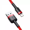 Lightning laidas Baseus CALKLF-A09 0,5 m Raudonas