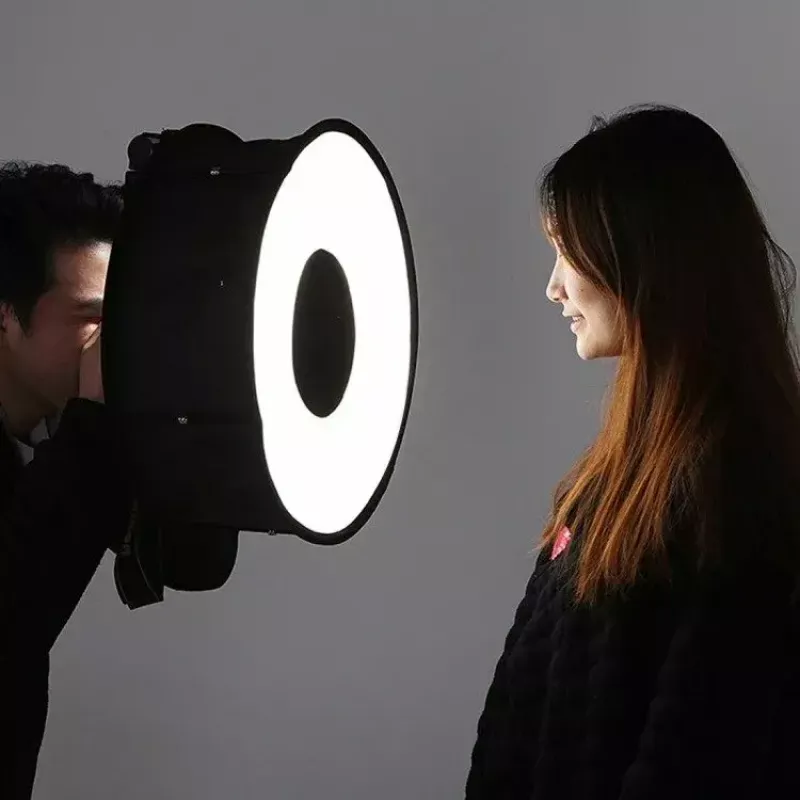 Softbox difuzorius Puluz PU5145 45 cm apvalus lengvas fotografijos apšvietimui