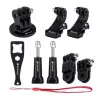 Priedų rinkinys Puluz PKT11 sporto kameroms — 20 vienetų, suderinamas su Osmo Action 5 Pro