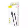 Baseus CALKLF-AG1 nailoninis duomenų ir įkrovimo laidas USB-C QC3.0 2.4A į Lightning 0.5m juoda, pilka