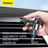 Pasyvus laikiklis Baseus Glaze Gravity mobiliesiems telefonams, juodas