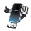 Pasyvus laikiklis Baseus Glaze Gravity mobiliesiems telefonams, juodas