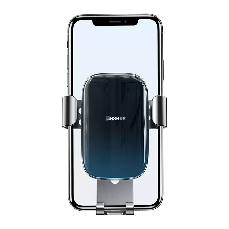 Pasyvus laikiklis Baseus Glaze Gravity mobiliesiems telefonams, juodas