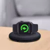 Baseus organizeris Apple Watch įkrovikliui ACSLH-01 — juodas, stovas magnetiniam įkrovimo diskui