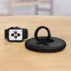 Baseus organizeris Apple Watch įkrovikliui ACSLH-01 — juodas, stovas magnetiniam įkrovimo diskui