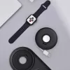 Baseus organizeris Apple Watch įkrovikliui ACSLH-01 — juodas, stovas magnetiniam įkrovimo diskui