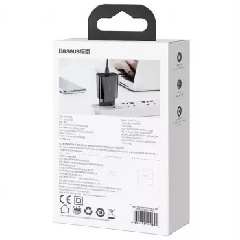Kroviklis Baseus Speed Mini išmaniesiems telefonams, juodas