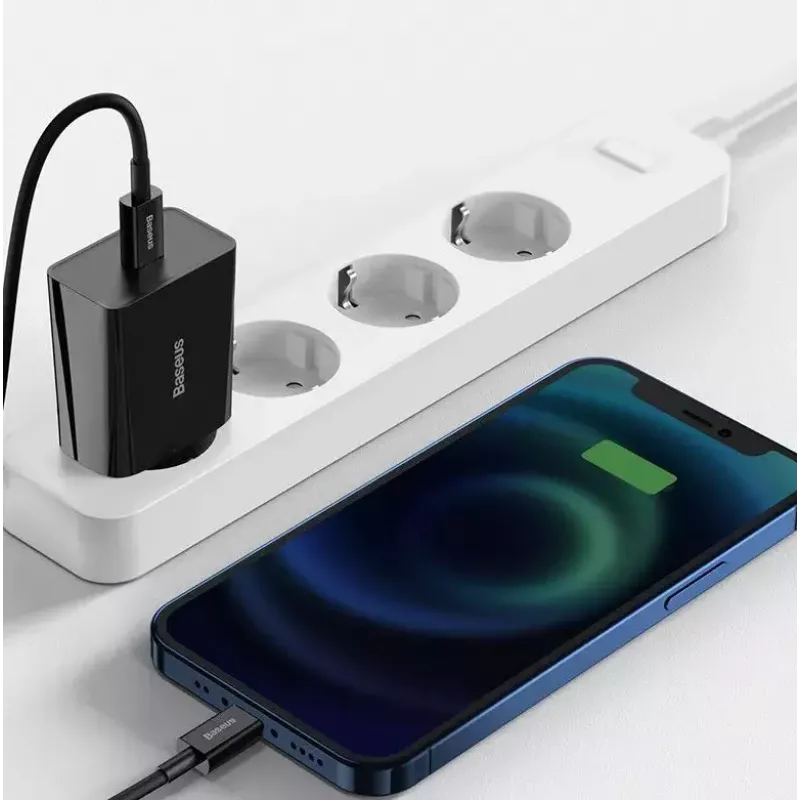 Kroviklis Baseus Speed Mini išmaniesiems telefonams, juodas