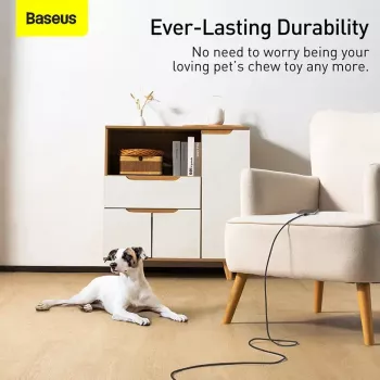 USB 2.0 duomenų laidas Baseus Jelly Lightning į USB-A 1,2 m, juodas