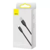 USB 2.0 duomenų laidas Baseus Jelly Lightning į USB-A 1,2 m, juodas