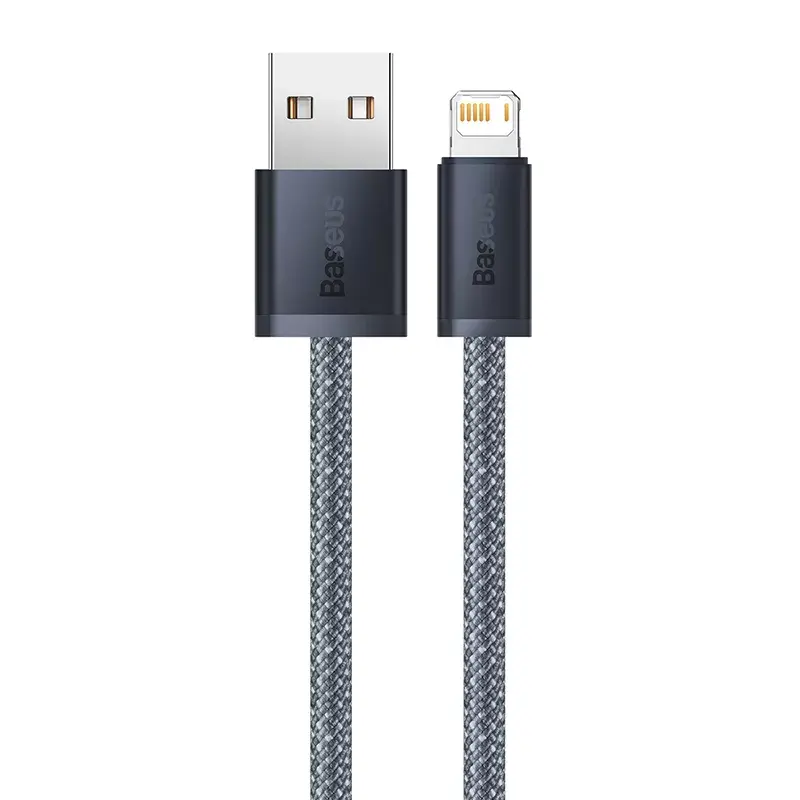 Baseus Dynamic 2m pilkas Lightning į USB A laidas