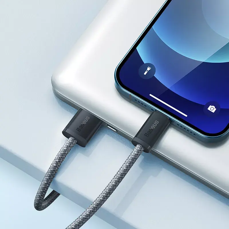 Baseus Dynamic 2m pilkas Lightning į USB A laidas