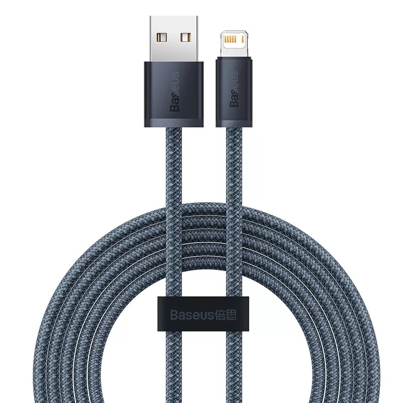 Baseus Dynamic 2m pilkas Lightning į USB A laidas